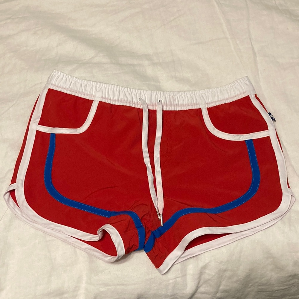 NWT ANDREW CHRISTIAN SWIM TRUNKS!
